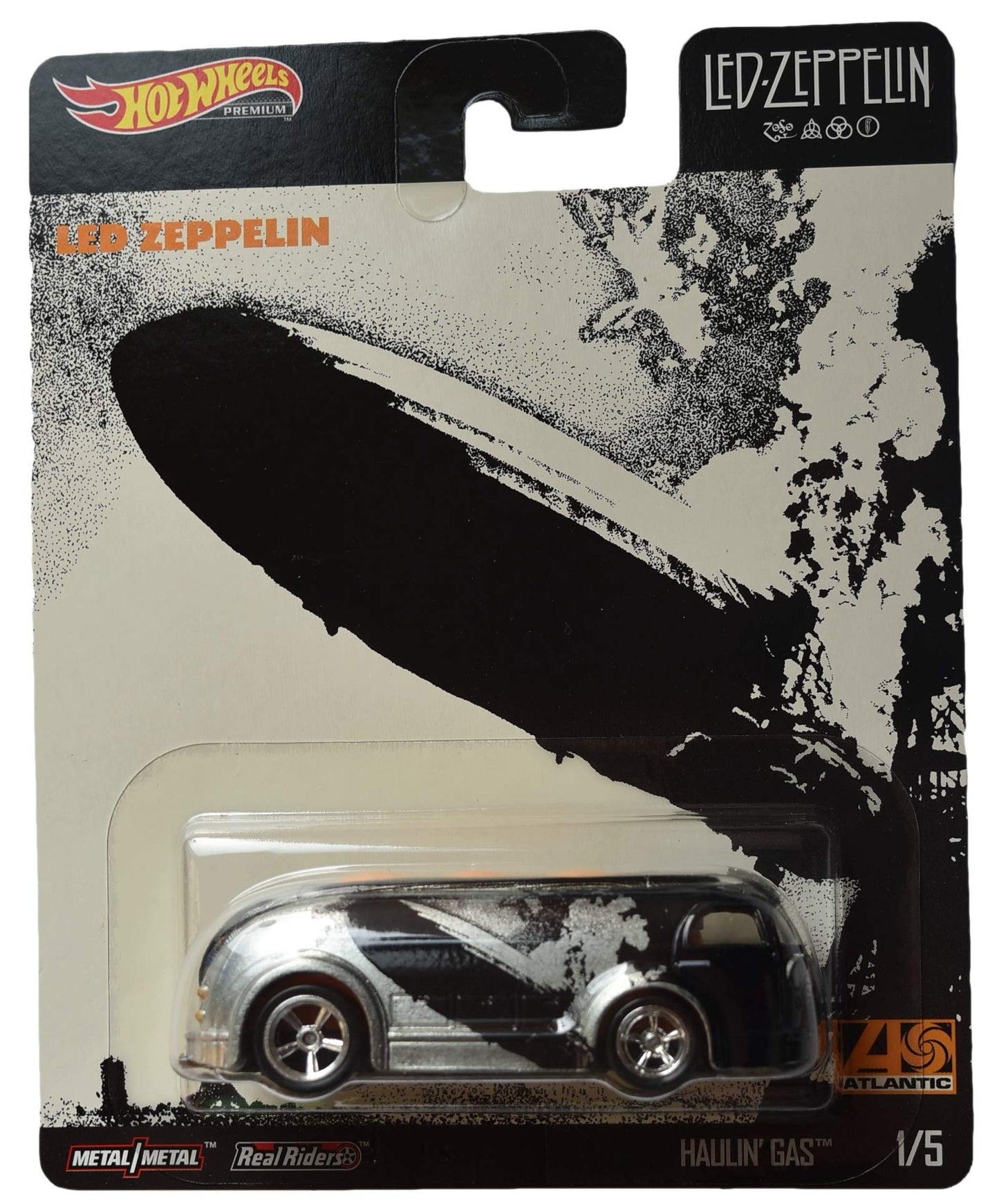 Hot Wheels Haulin Gas 1/5, Black/Silver