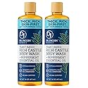 Dr. Jacobs Naturals Pure Castile Soap Liquid Body Wash, Peppermint - Plant Based Soap Infused with Vitamin E and Aloe Vera to Moisturize Dry