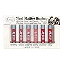 theBalm Meet Matt(e) Hughes Set of 6 Mini Long-Lasting Liquid Lipsticks, 0.04 Ounce (Pack of 6) - Volume 1