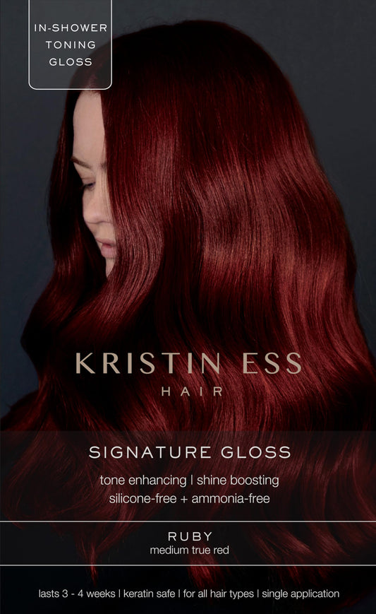 Kristin Ess The One Signature Hair Gloss - Ruby: Medium True Red