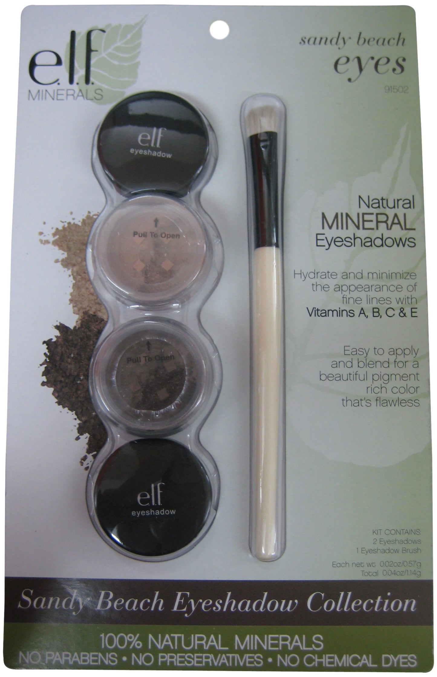 E.l.f. Mineral Eyeshadow Sandy Beach Edition, 4-Ounce (Pack of 2)