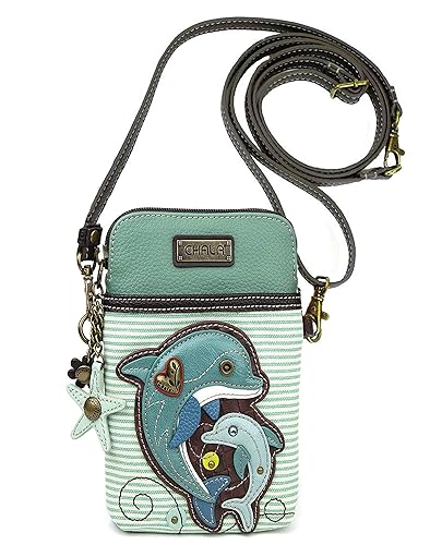 Chala Handbags Dolphin Cellphone Crossbody Handbag - Dolphin Lover Collector