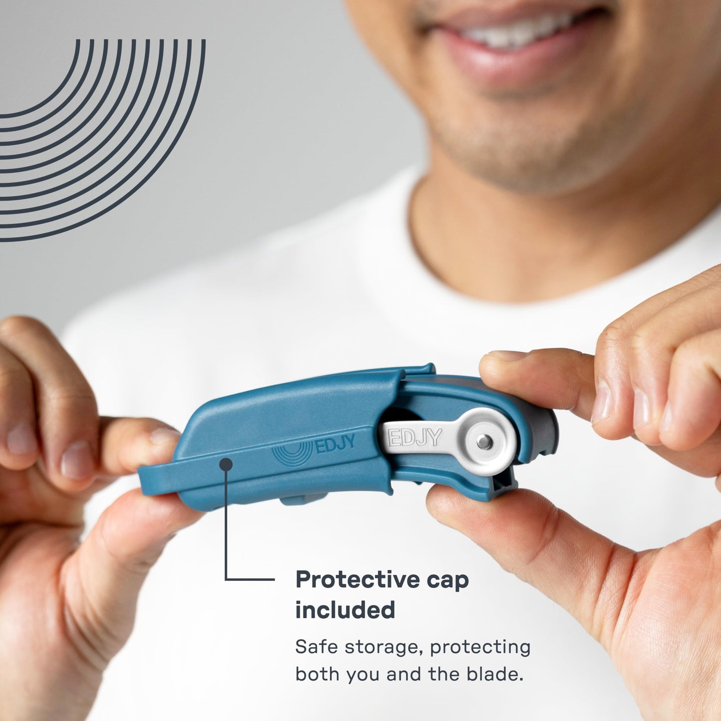 EDJY Toenail Cutter - Precision Stainless Steel Nail Cutter for Toenails | Sharp Blade, Ergonomic Design, Durable & Rust-Resistant | Ideal for Large Beauty and Personal Care EDJY