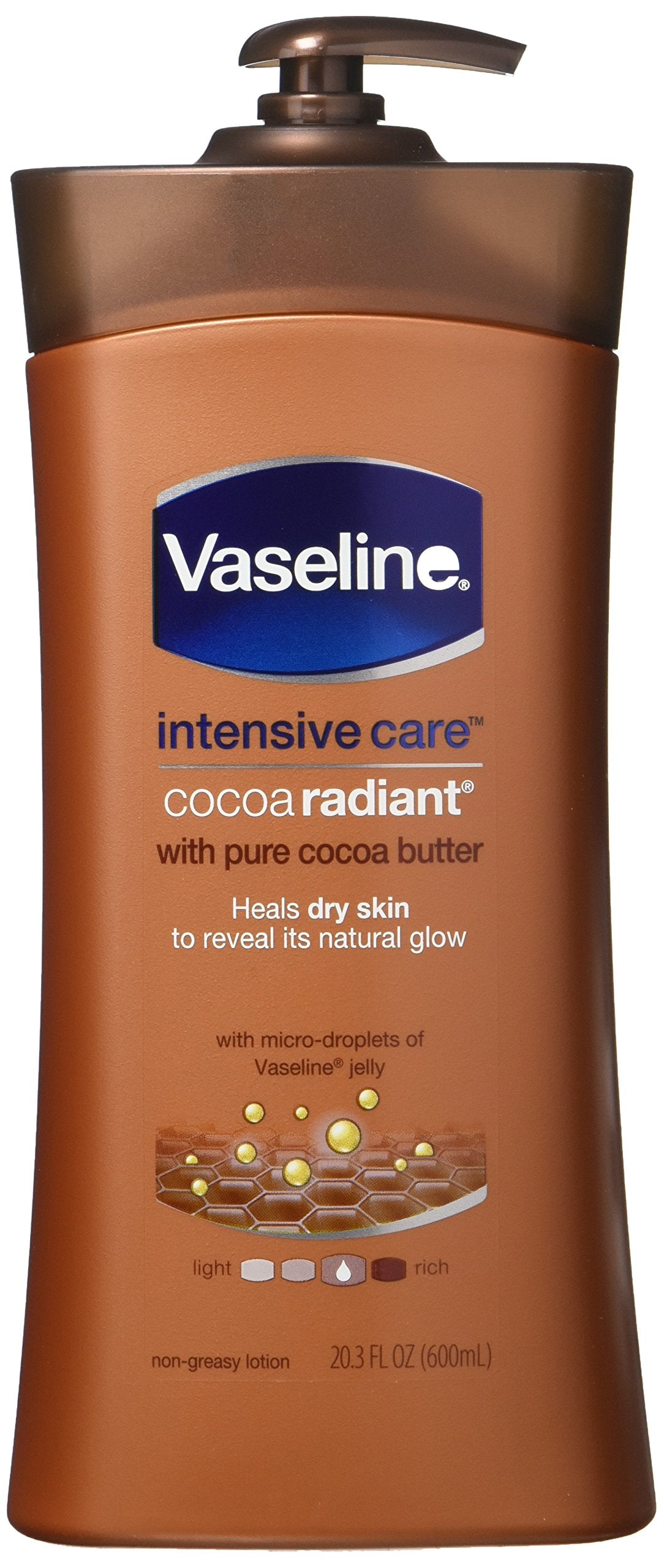 Vaseline Lotion Cocoa Radiant 20.3 oz (Pack of 2)