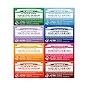Dr. Bronner's Pure-Castile Magic Bar Soap (5 oz Variety Pack) Almond, Unscented, Lavender, Peppermint, Citrus, Rose, Tea Tree, & Eucalyptus - Made