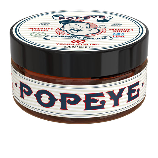 Razor MD Popeye Shaving Co Hair Styling Forming Cream for Men, Medium Hold and Medium Shine Styling Cream, Men's Hair Grooming Products for Short