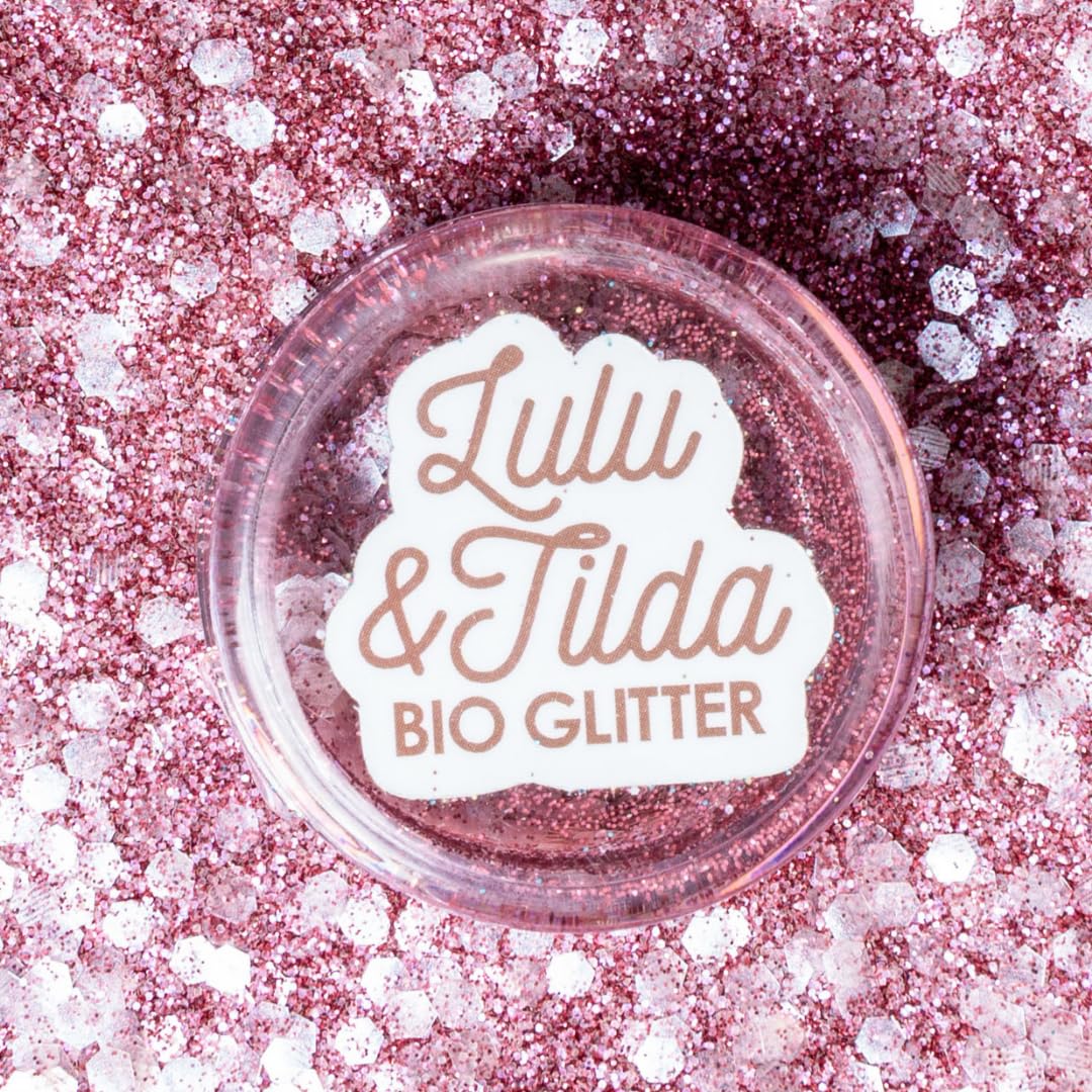 Biodegradable Glitter, 8 Colors, Vegan, for Hair and Body, Safe for Children (Once Upon A Princess)