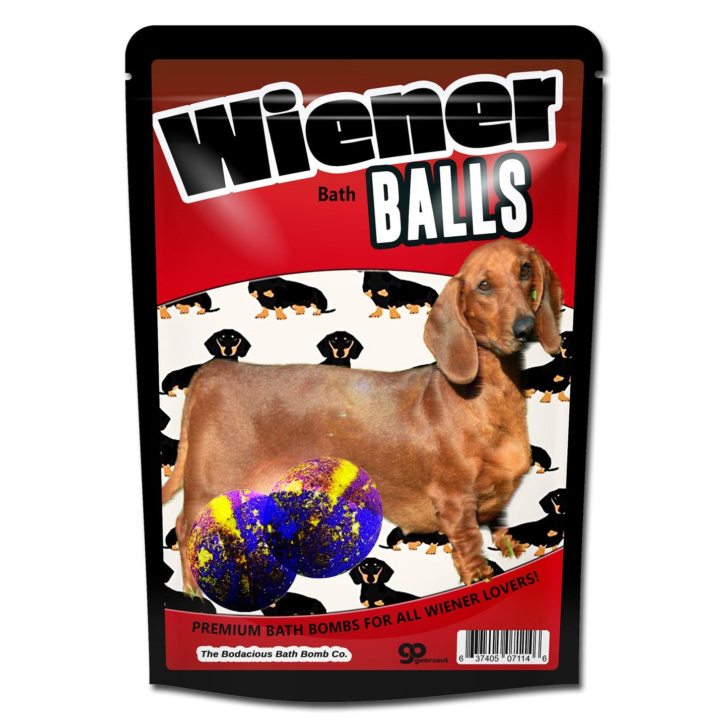 Wiener Balls Bath Bombs Funny Dachshund Gags for Dog Lovers XL Wiener Bombs Huge Bath Fizzers Weird Wiener Dog Bath Gags Jokes Weenie Dog Gags Funny…
