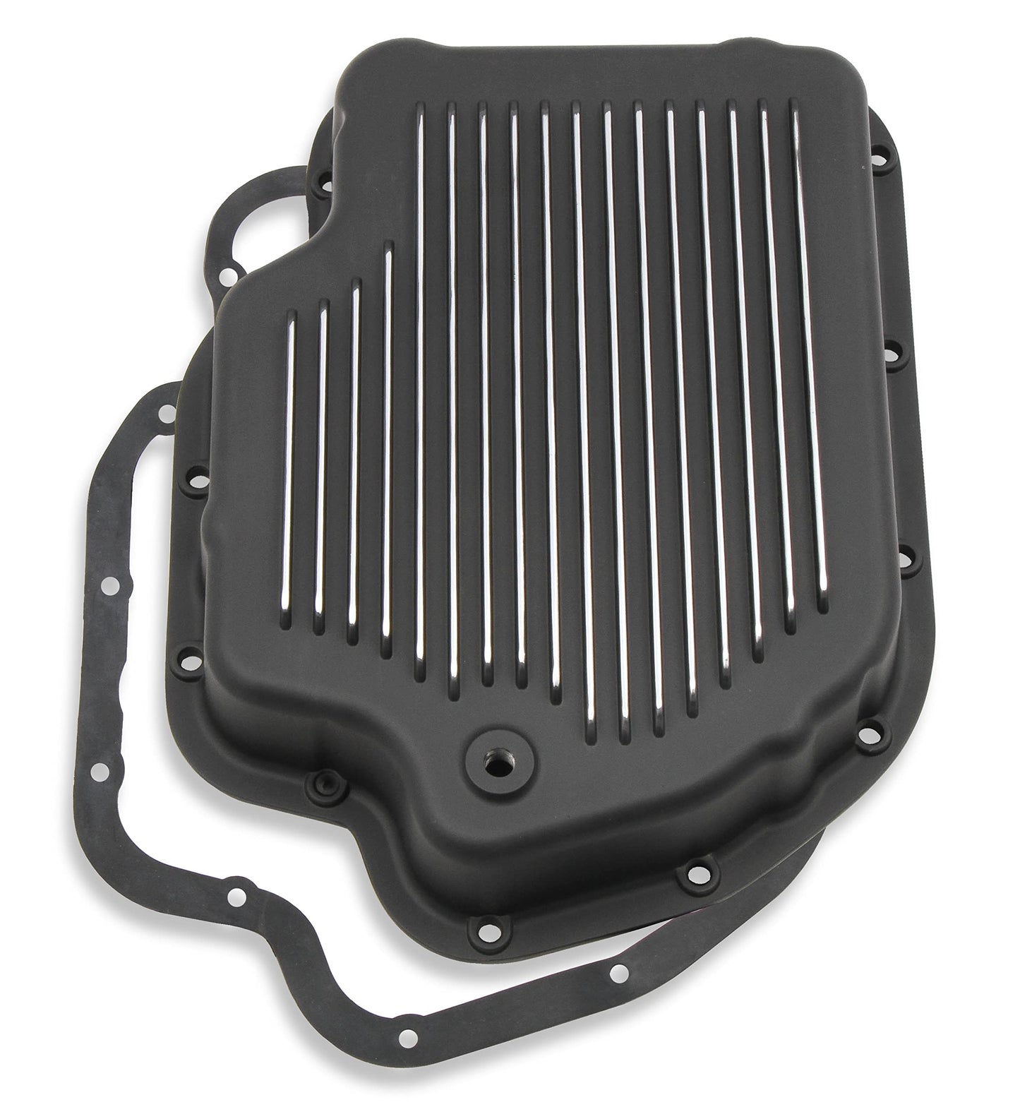Mr. Gasket Automatic Transmission Oil Pan Gm Th-400 Black Aluminum