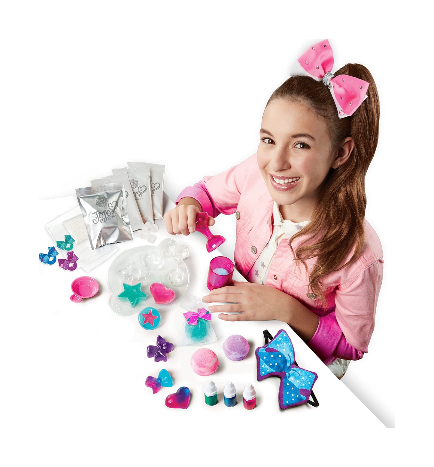 Cool Maker - JoJo Siwa Bath Bomb and Soap Spa Kit, for Ages 8 and Up, Multicolor, Model:6043893