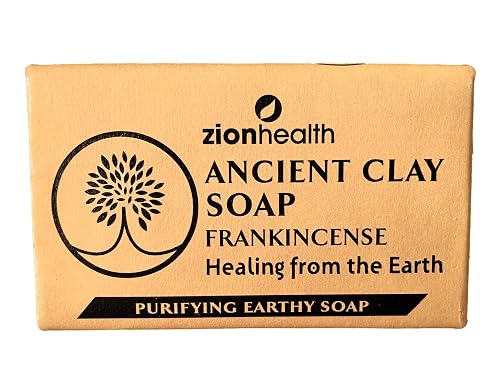 Zion Health Clay Soap Frankincense 6 oz Bar Soap