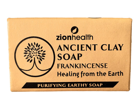 Zion Health Clay Soap Frankincense 6 oz Bar Soap