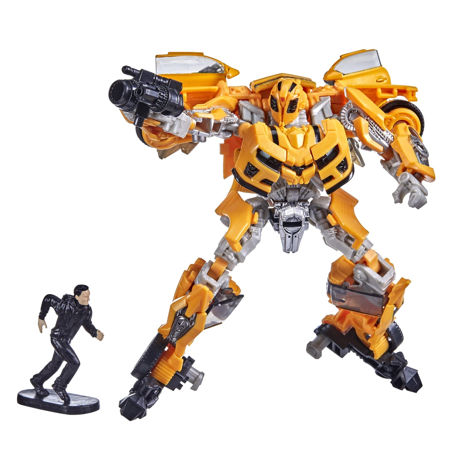 Transformers Toys Studio Series 74 Deluxe Class Revenge of The Fallen Bumblebee & Sam Witwicky Figure, Ages 8 and Up, 4.5-inch