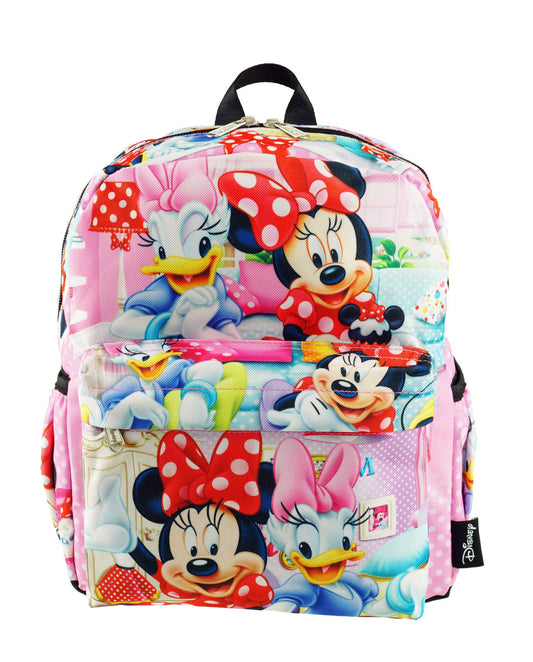 Minnie and Friends Deluxe Oversize Print 12" Backpack - A20268