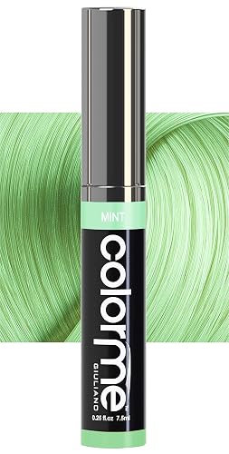 Colorme Root Touch Up Temporary Hair Mascara to color and Blend Semi Permanent Dye regrowth. Washes Out (MINT)