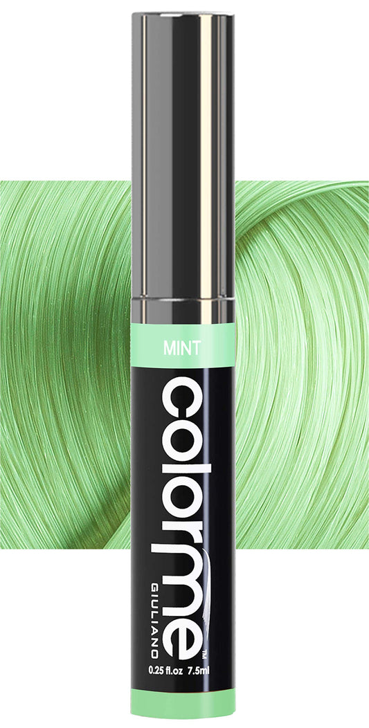 Colorme Root Touch Up Temporary Hair Mascara to color and Blend Semi Permanent Dye regrowth. Washes Out (MINT)