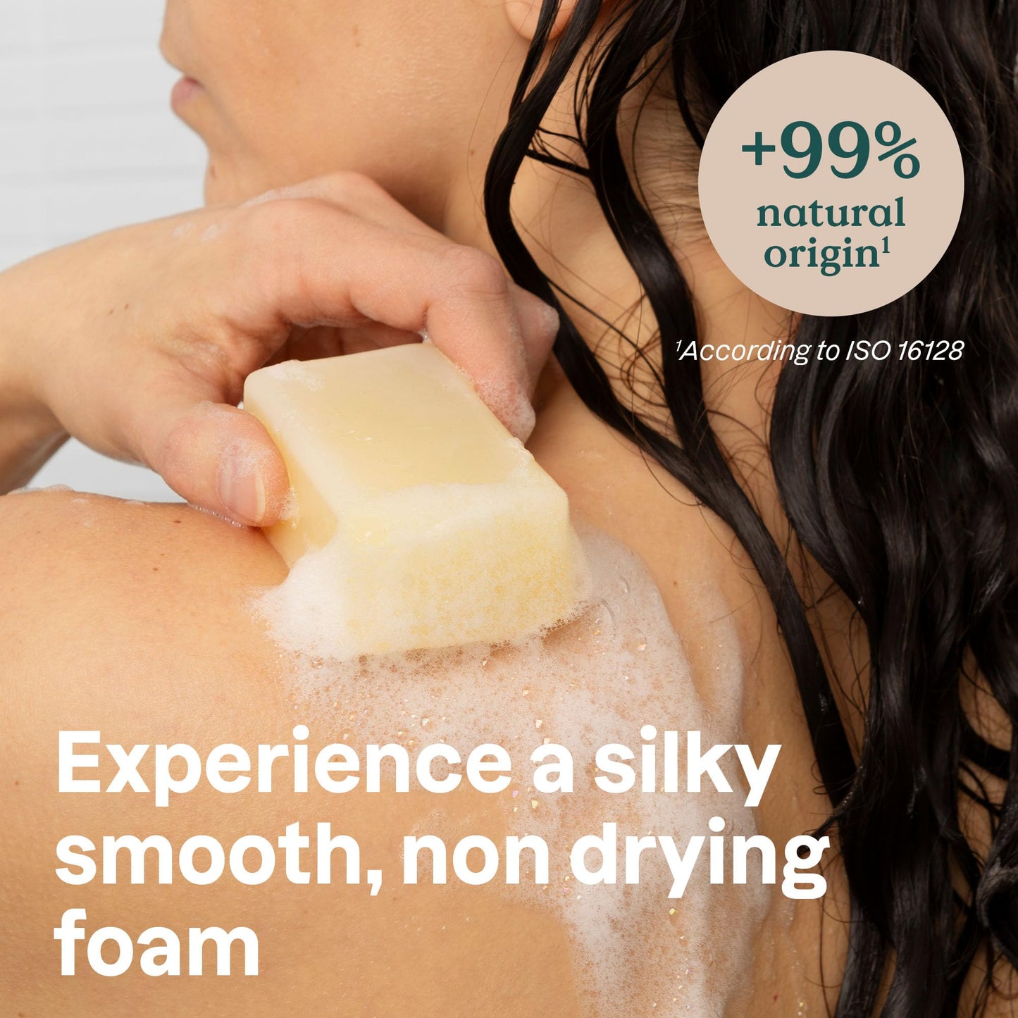 ATTITUDE Body Soap Bar, Natural Origin, Protects and Softens Dry Skin, Coconut & Olive Oils, For Men and Women, EWG verified & Vegan, Sandalwood, 4 Oz
