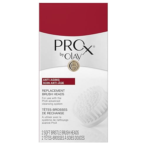 Olay ProX Face Brush Advanced Facial Cleansing System Replacement Brush Heads, 2 Count