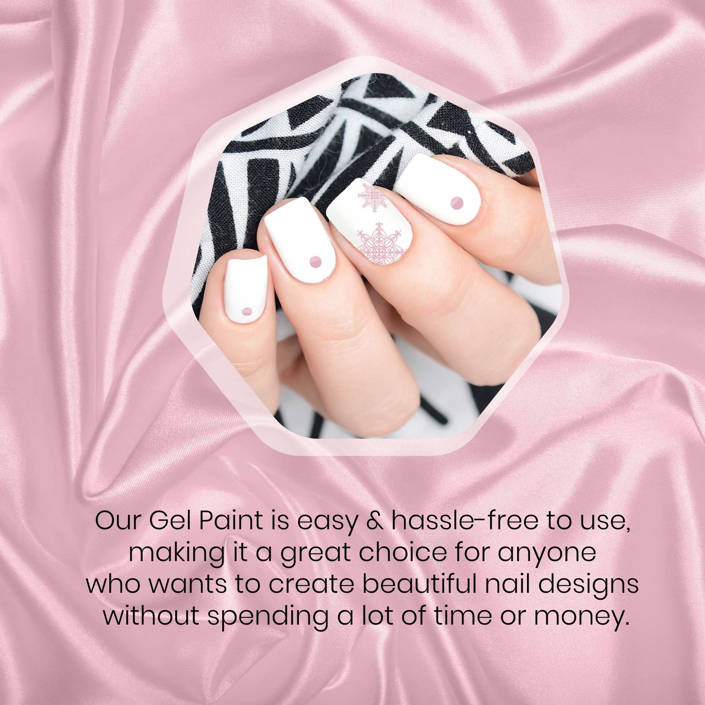 Mia Secret Professional Nail System UV/LED Gel Paint - 5 grams (Cotton Candy) Beauty & Personal Care Mia Secret