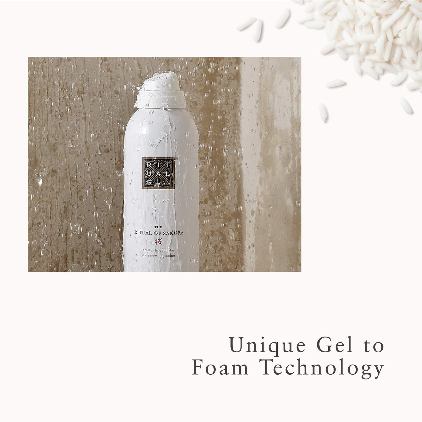 RITUALS The Ritual of Sakura Foaming Shower Gel Cherry Blossom, 6.7 Fl Oz