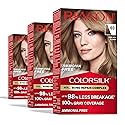 Revlon ColorSilk with Bond Repair Complex, Blonde Permanent Hair Color, 100% Gray Coverage, Ammonia Free Hair Dye, Vegan Keratin, 60 Dark Ash Blonde