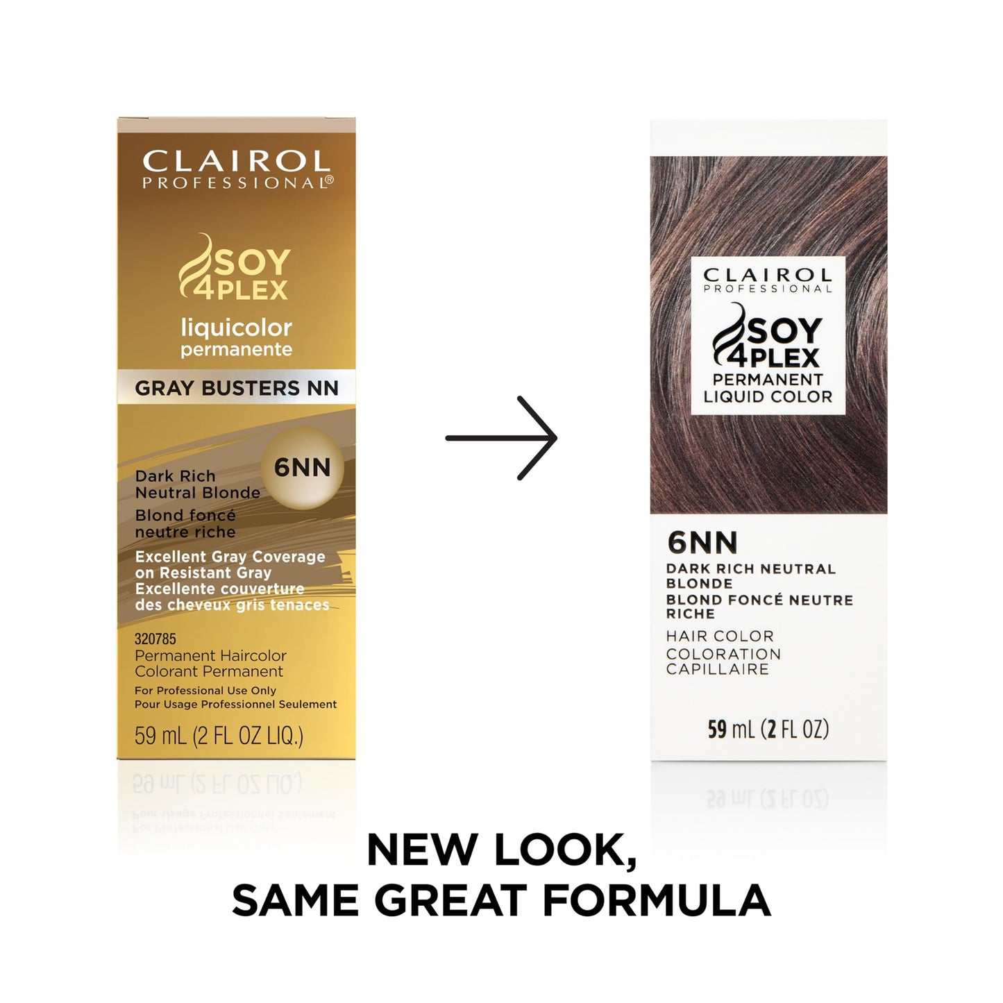 Clairol Professional Permanent Liquicolor, 6nn Dark Neutral Blonde, 2 Fl Oz - Packaging May Vary