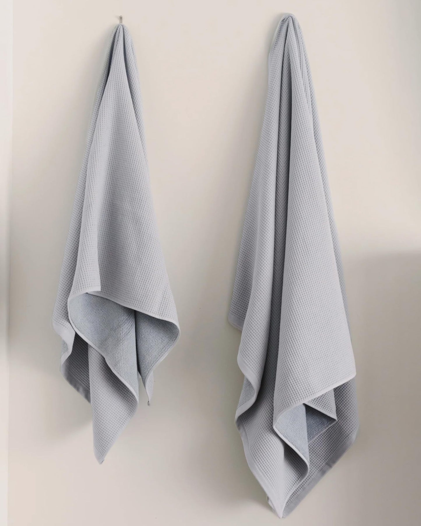 Cozy Earth Waffle Bath Sheets - 60% Cotton 40% Viscose from Bamboo Bath Sheets 40 x 65 Inches - Soft & Absorbent Terry, Reversible Mini Textured…