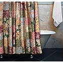 Greenland Home Antique Chic Shower Curtain, 72x72 inches, Featuring Authentic Patchwork Construction, 100% Cotton, Lined