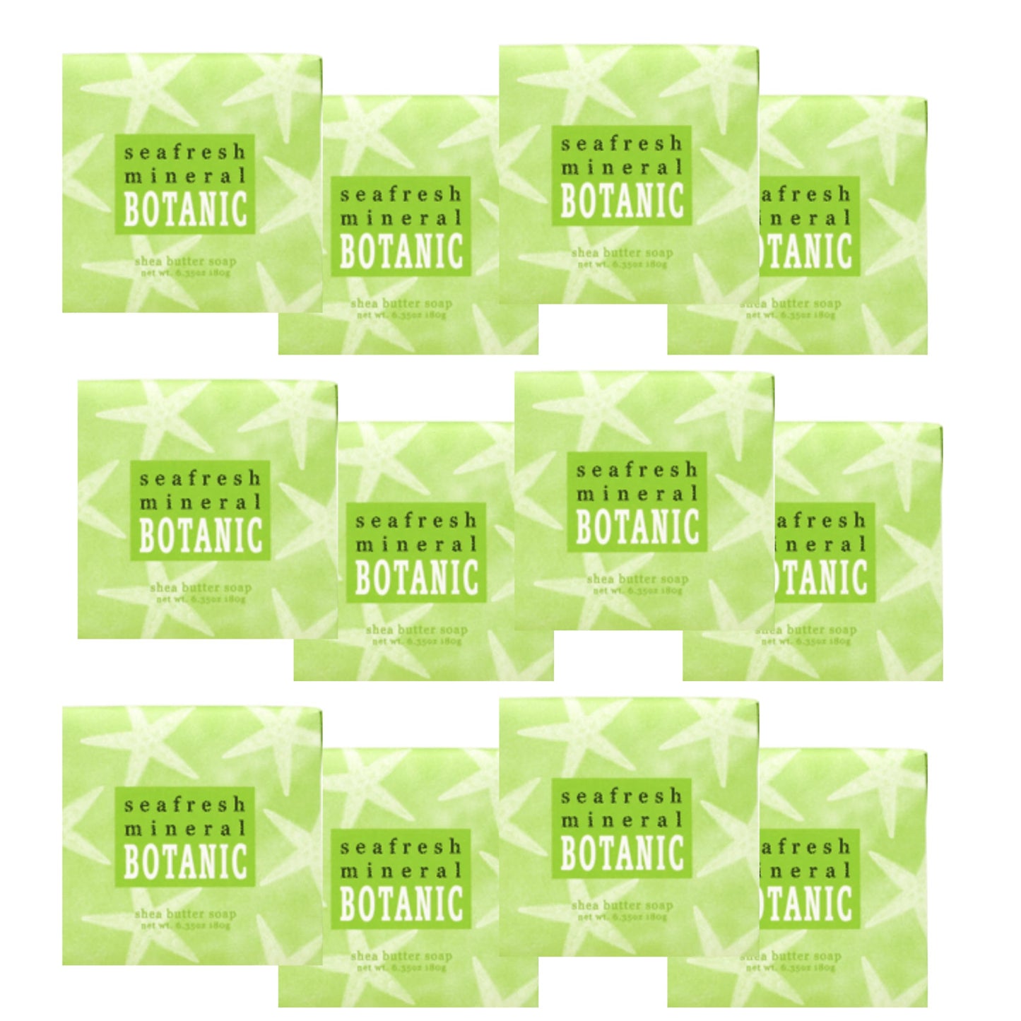 Greenwich Bay Mini Botanical Soap Bars - 12 Pack 1.9 oz Each - Individually Wrapped Guest Soaps for Airbnb, Spa, Travel, Bath - Travel Size Bar Soap