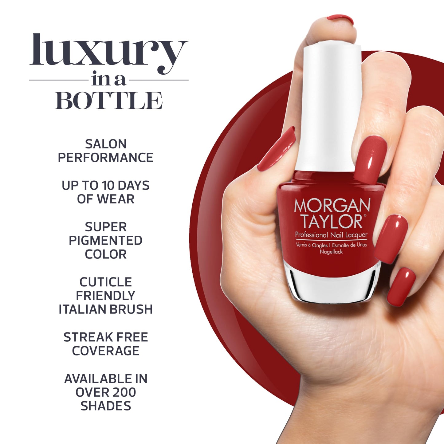 Morgan Taylor Fall Collection Living Our Life - 15ml Professional Lacquer, Vibrant, Chip-Resistant, Fast-Drying, Long-Lasting, High-Shine, Perfect Beauty & Personal Care Morgan Taylor