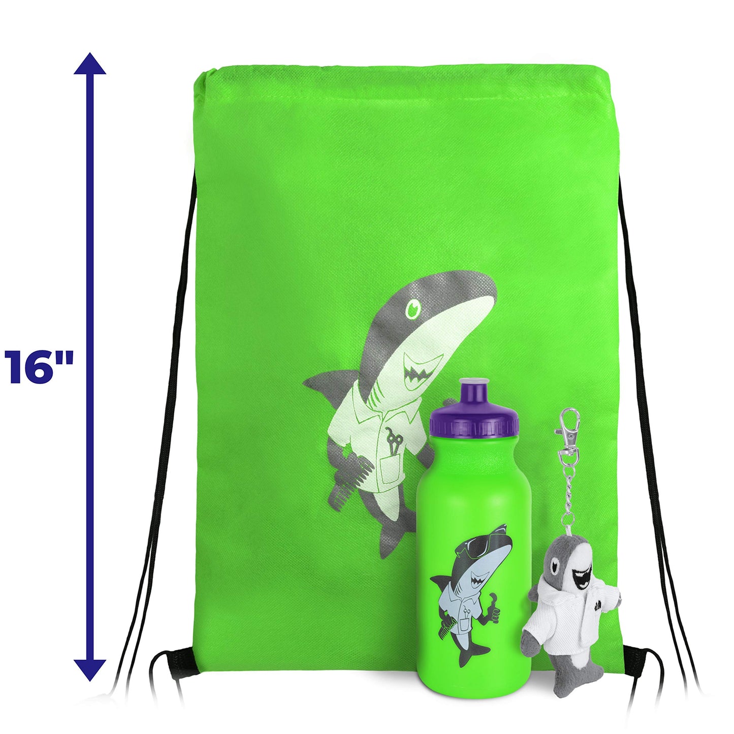 Sharkey's banana Scented Kids Shampoo and Conditioner with Baby Shark Plush Backpack Clip or Lunchbox Clip - Sulfate Free and Paraben Free! Beauty & Personal Care Sharkey's cuts for kids