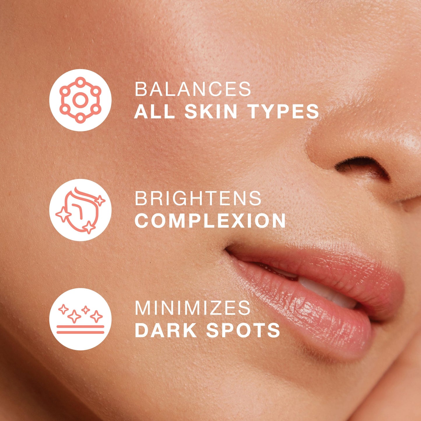 Toning Skin Serum with Vitamin C Complex & Dead Sea Minerals - Brightening, Dark Spot Minimizer, Toning Facial Serum - Vegan, Paraben-Free - 2 fl oz