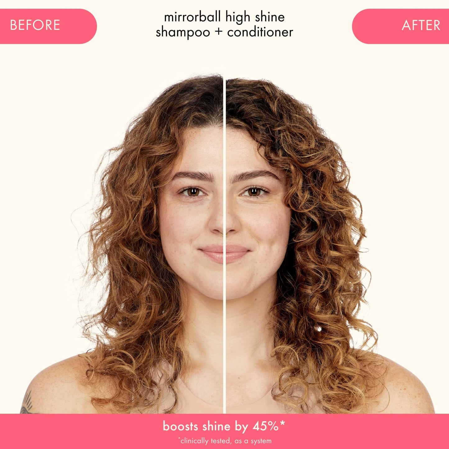 amika mirrorball high shine + protect antioxidant shampoo