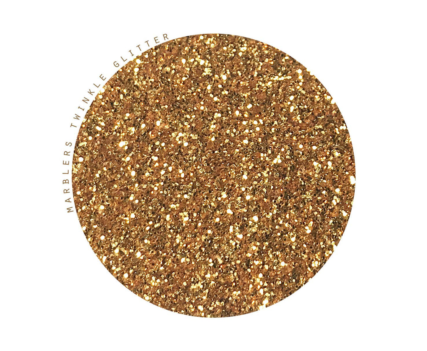 MARBLERS Twinkle Glitter [Dark Gold] 1.5oz (42g) | Fine | Non-Toxic, Vegan, Cruelty-Free | Face, Body, Eyeshadow, Hair, Festival, Party Makeup | Nail