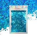 Blue Face & Body Glitter - Cosmetic Grade Chunky Glitter - Color Shift - Uses Include: Festivals, Raves, Face, Body, Nails, Resin, Arts, Crafts