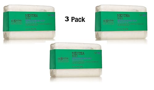 Lot of 3 C.O. Bigelow Mentha Body Exfoliating Bar Soap 7.0 oz