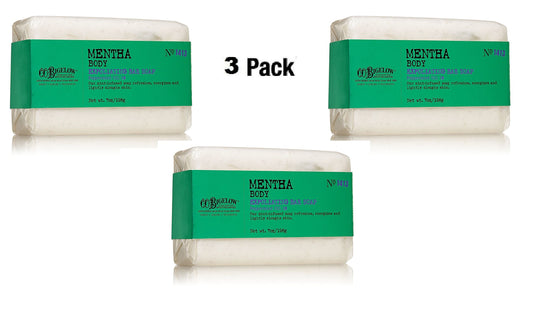 Lot of 3 C.O. Bigelow Mentha Body Exfoliating Bar Soap 7.0 oz Beauty & Personal Care Bath & Body Works