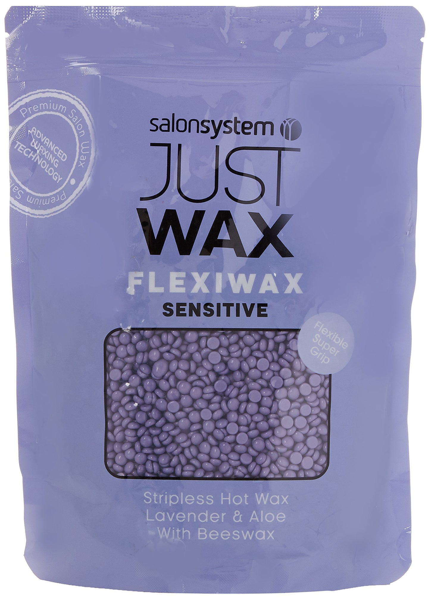 Salon System 700g Lavender and Aloe Vera Just Wax Sensitive Beads Beauty and Personal Care Salon System
