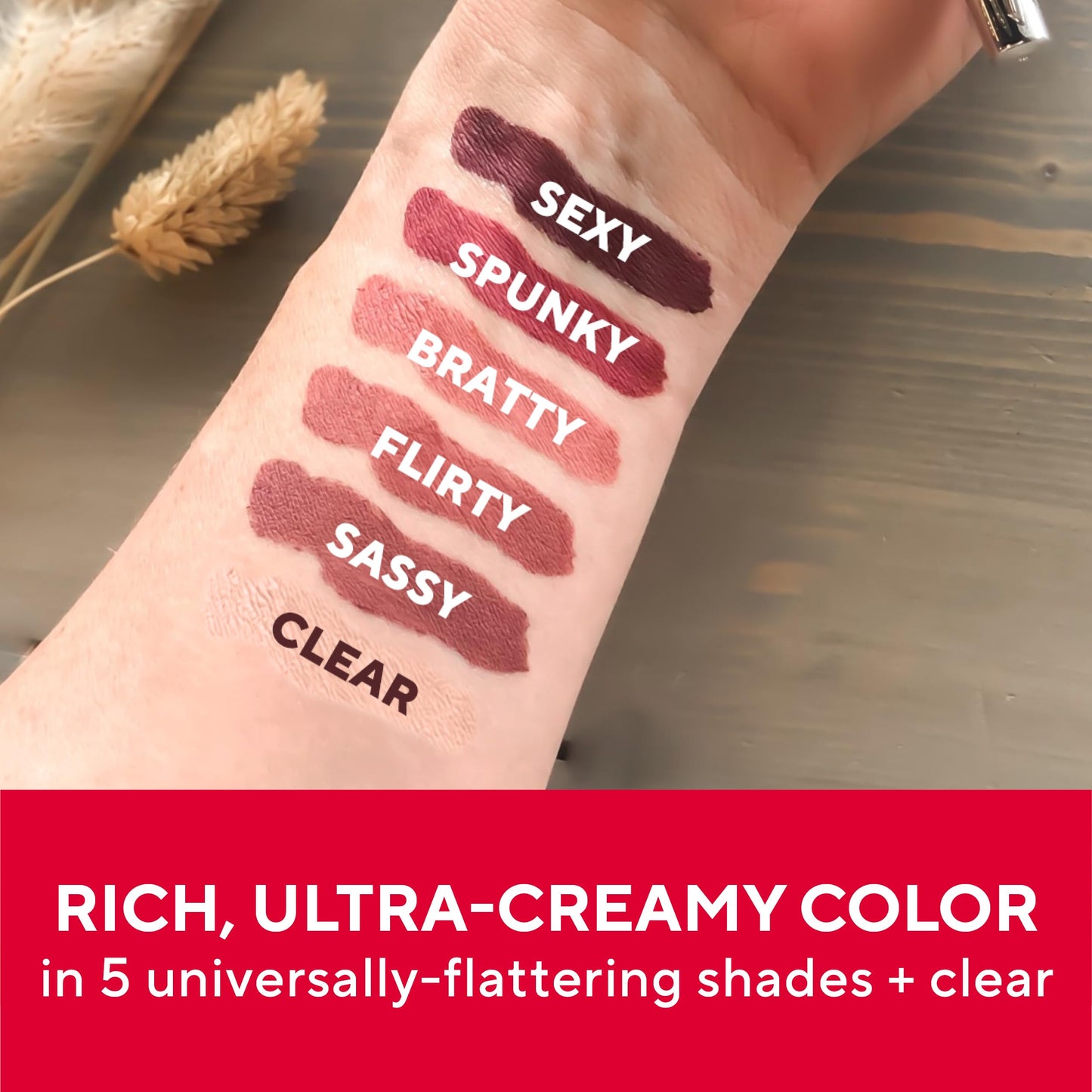 Mirabella - Line and Define Lip Definer, Smoothing & Moisturizing Retractable Lip Pencil with Sharpener, Helps Lipstick Stay Put, Long-Lasting Creamy
