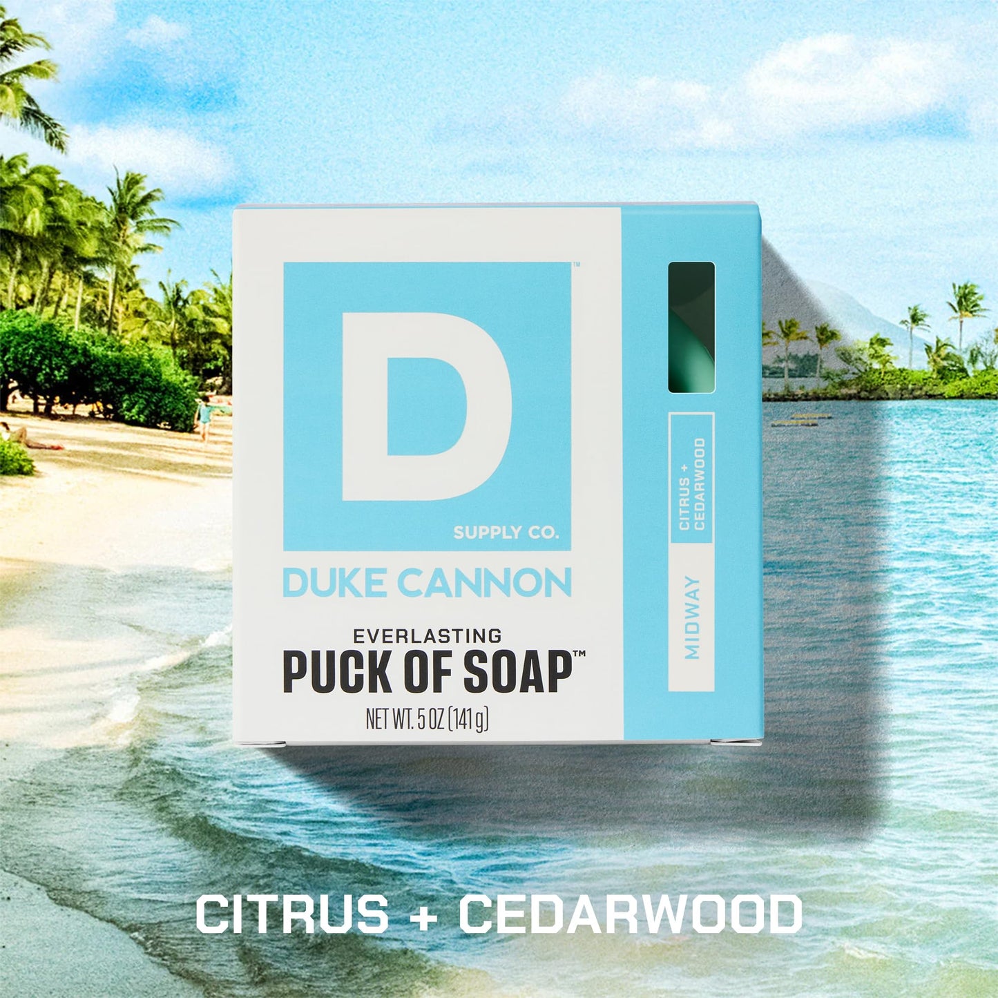 Duke Cannon Supply Co. Bar Soap Puck - Men's Rounded Bar Soap With Masculine Scents - Hydrating & Deep Cleaning - Disc-Shaped Mens Soap - All Skin