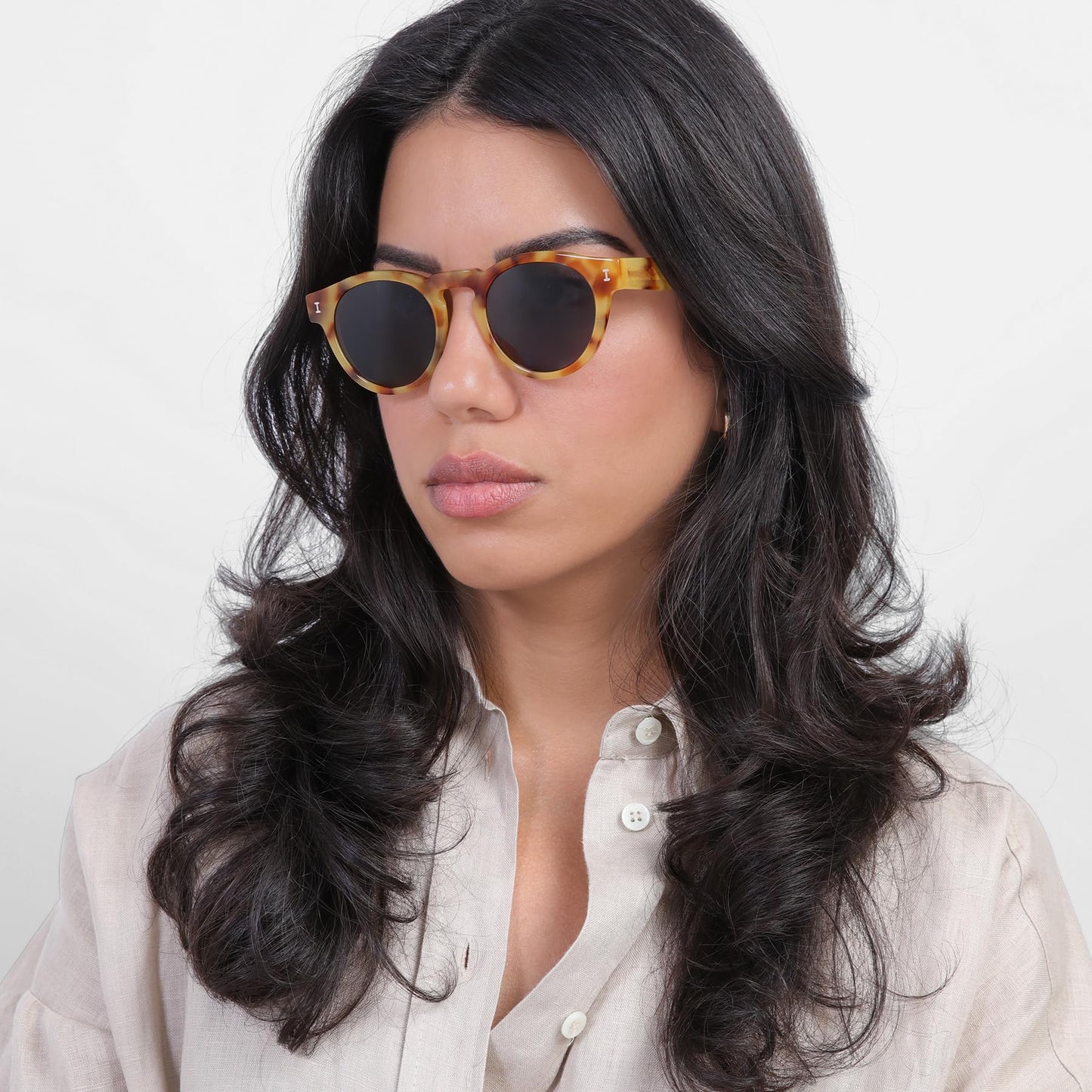 Illesteva Sunglasses Leonard - Amber/Grey