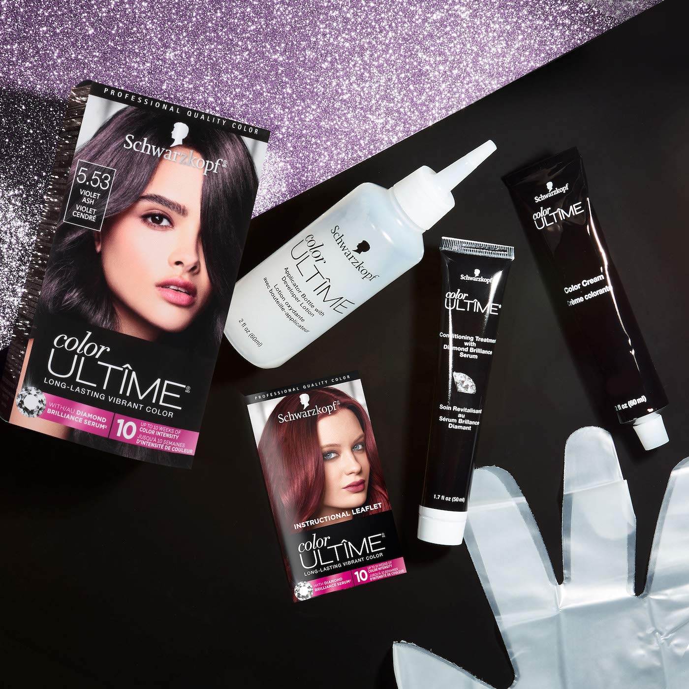 Schwarzkopf Color Ultime Hair Color 5.53 Violet Ash