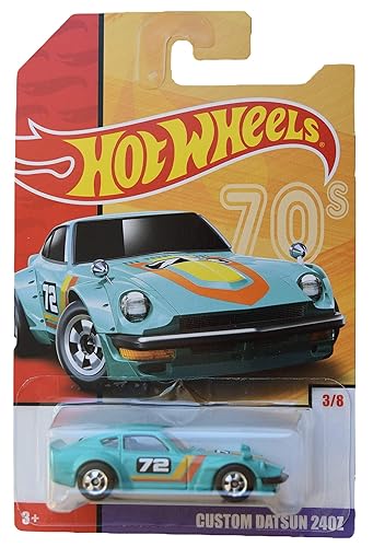Hot Wheels 1:64 Scale die cast Exclusive Heritage [Green] Custom Datsun 240z 3/8