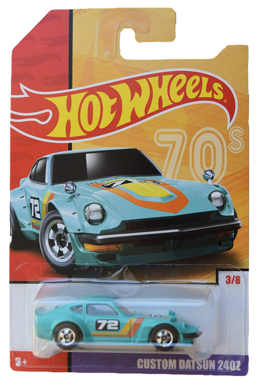 Hot Wheels 1:64 Scale die cast Exclusive Heritage [Green] Custom Datsun 240z 3/8