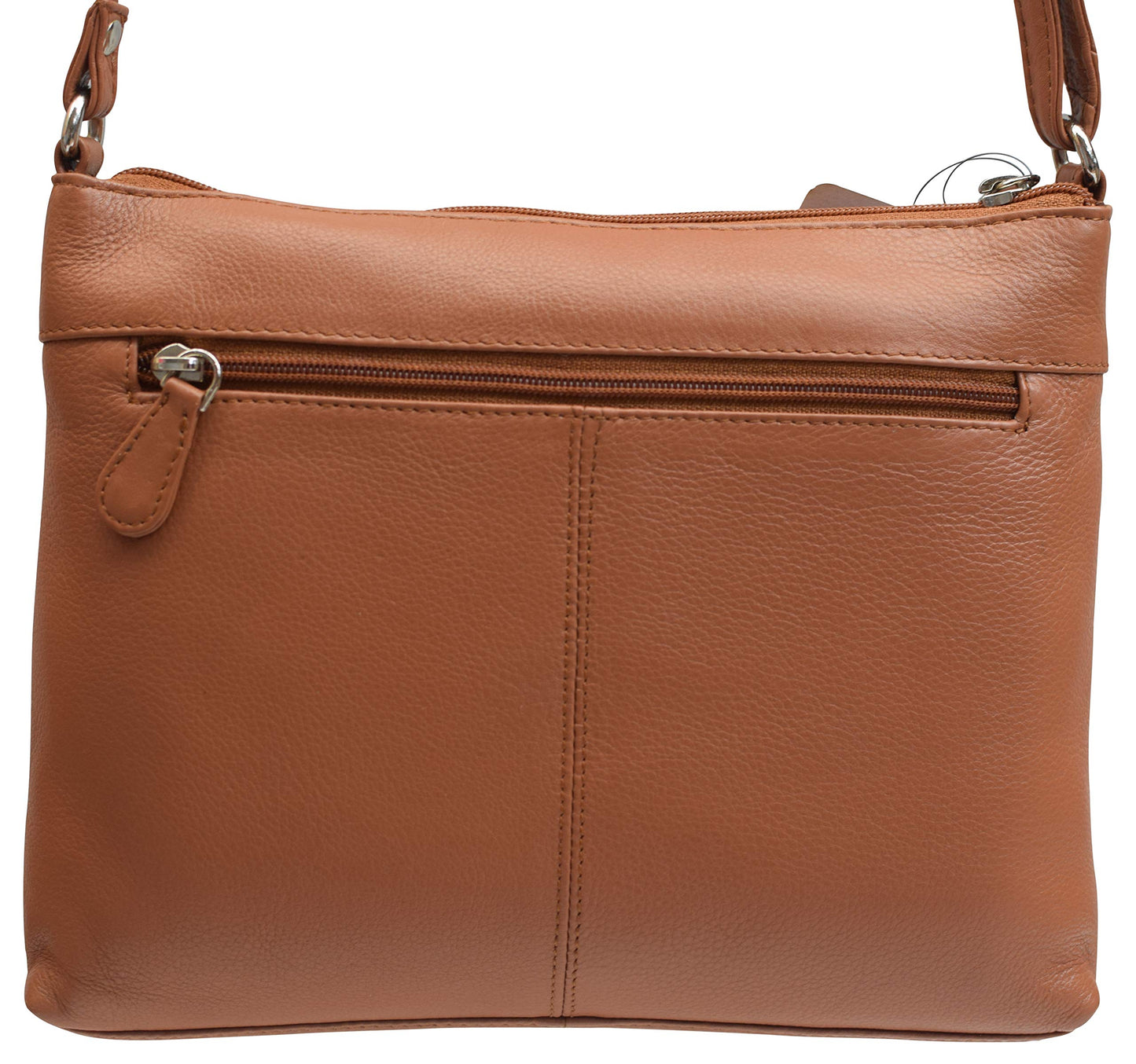 Swiss Marshall Women's Designer Purse Shoulder Bag Soft Leather Crossbody Handbag for Ladies (Tan)