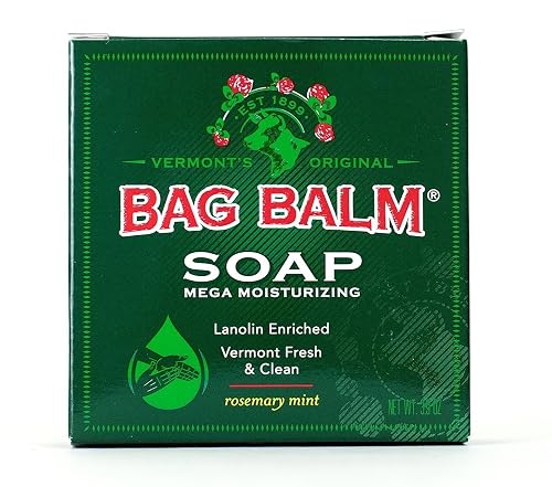 Bag Balm Mega Moisturizing Soap Rosemary Mint Scent - 3.9oz, 5 Pack