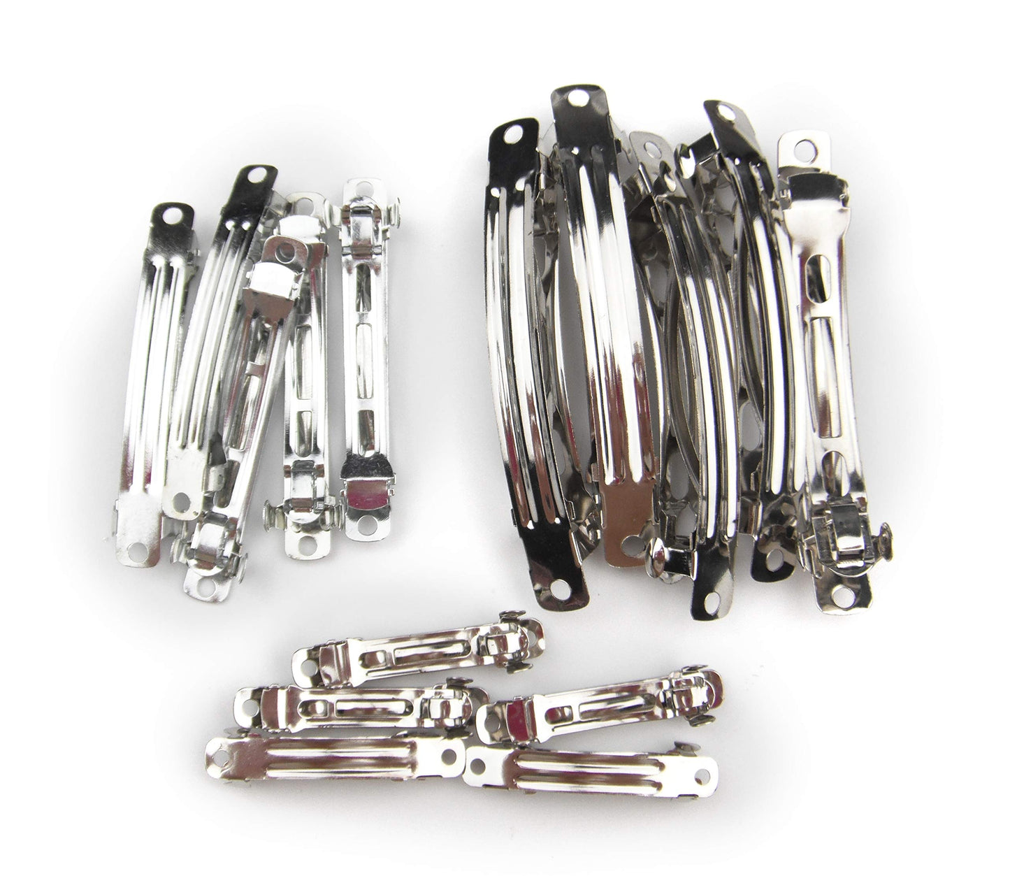 DIY Hair Clip Kit: 15pcs Assorted Size French Style Barrette Hair Clip 40mm 60mm 80mm