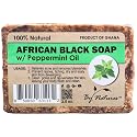 By Natures African Black Soap Peppermint Oil 3.5 Oz (Pack of 1)