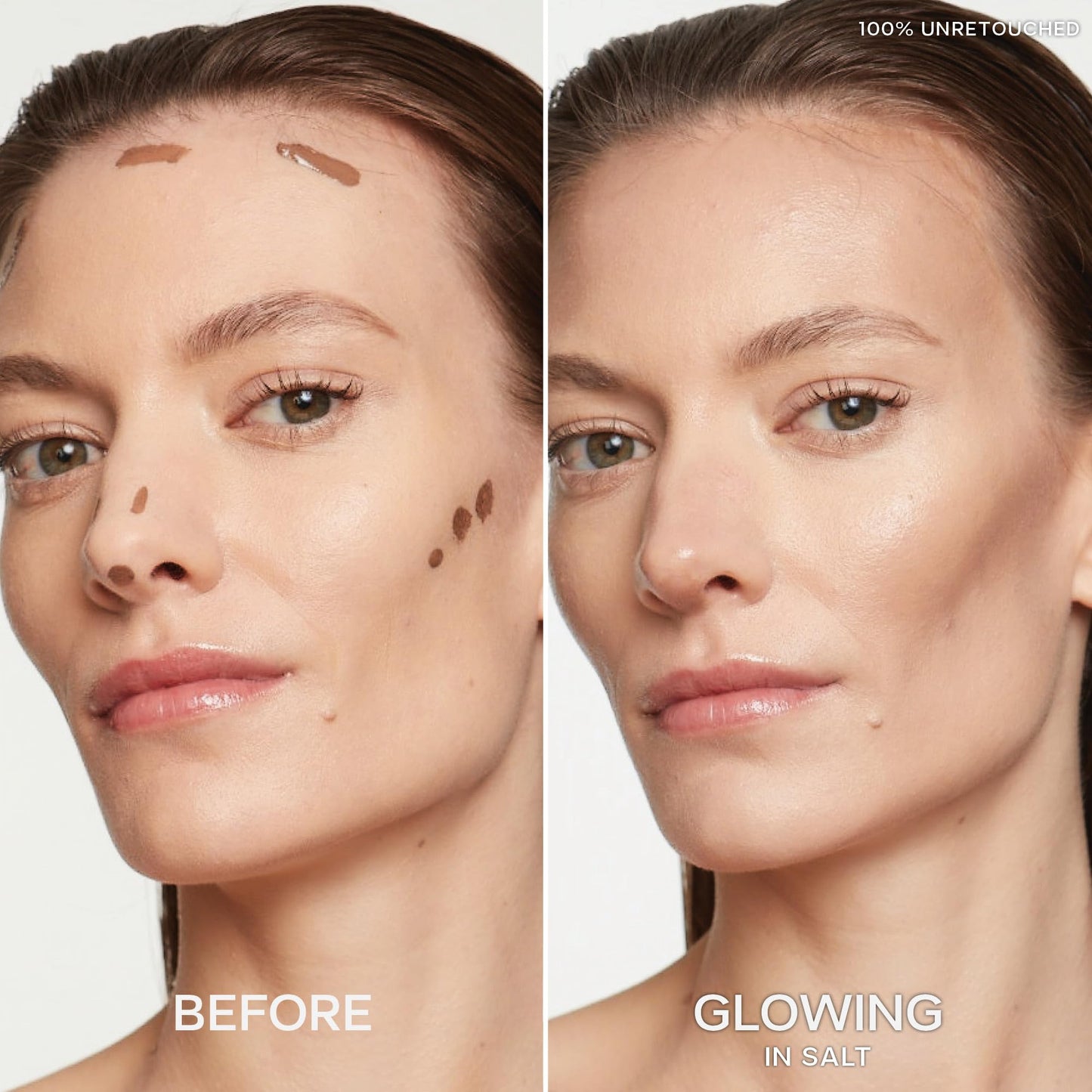 Saie Dew Bronze - Hydrating Liquid Bronzer Stick For a Sun Kissed Glow - Liquid Contour Stick Infused with Nourishing Skin Care Ingredients - Sculpted
