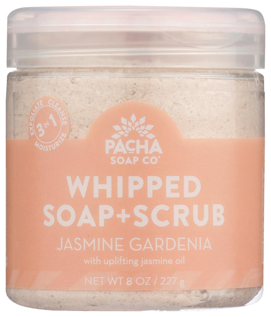 PACHA SOAP Jasmine Gardenia Whipped Soap, 8 OZ